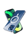 iPhone 13 Uyumlu NVTH Tacsafe Wireless Kılıf-Renksiz