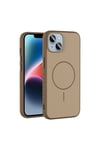 iPhone 14 Kılıf M-safe Şarj Özellikli NVTH Tea Kapak - Gold