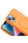 iPhone 14 Kılıf M-safe Şarj Özellikli NVTH Tea Kapak - Gold