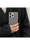 iPhone 14 Kılıf Magsafe Şarj Özellikli Karbon Fiber Görünümlü NVTH Troy Kapak-Gümüş