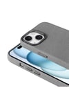 iPhone 14 Kılıf Magsafe Şarj Özellikli PU Deri NVTH Adora Kapak-Koyu Gri