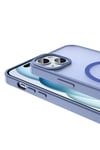 iPhone 14 Plus Kılıf Magsafe Şarj Özellikli Mat Arka Yüzey NVTH Sio Kapak-Açık Yeşil