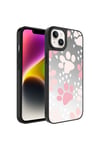 iPhone 14 Plus Uyumlu Aynalı Desenli Kamera Korumalı Parlak NVTH Mirror Kılıf-NSMi