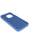iPhone 14 Plus Uyumlu Metal Çerçeve ve Buton Tasarımlı Silikon NVTH Luna Kılıf-Lavendery Gray