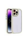 iPhone 14 Pro Max Kılıf Kamera Korumalı Renkli Kenar ve Çerçeve Tasarımlı NVTH Vitamin Kapak-Yeşil