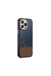iPhone 14 Pro Max Kılıf M-safe Şarj Özellikli Karbon Fiber Görünümlü NVTH Antina Kapak - Siyah-Gri