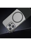 iPhone 14 Pro Max Kılıf M-Safe Şarj Özellikli Mıknatıslı NVTH Duble Kapak - Lacivert