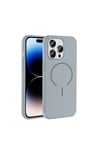 iPhone 14 Pro Max Kılıf M-safe Şarj Özellikli NVTH Meta Kapak - Siyah