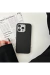 iPhone 14 Pro Max Kılıf Magsafe Şarj Özellikli Karbon Fiber Görünümlü NVTH Troy Kapak-Siyah