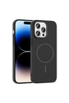 iPhone 14 Pro Max Kılıf Magsafe Şarj Özellikli NVTH Ruby Silikon Kapak - Lacivert