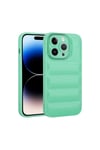 iPhone 14 Pro Max Uyumlu Kamera Korumalı Parlak AiHTTg'li NVTH Galya Kılıf-Su Yeşil