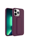 iPhone 14 Pro Max Uyumlu NVTH Qstand Kılıf-Mürdüm