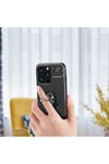 iPhone 14 Pro Max Uyumlu NVTH Ravel Silikon Kılıf-Siyah-Mavi