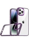 iPhone 14 Pro Uyumlu NVTH Flora Kılıf-Derin Mor