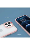 iPhone 14 Pro Uyumlu NVTH Krom Kılıf-Kırmızı
