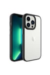 iPhone 14 Pro Uyumlu NVTH Krom Kılıf-Siyah