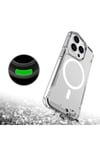 iPhone 14 Pro Uyumlu NVTH Magsafe Şarj Özellikli T-Max Magsafe Kılıf-Renksiz