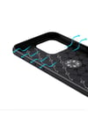 iPhone 14 Pro Uyumlu NVTH Ravel Silikon Kılıf-Kırmızı