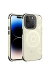 iPhone 14 Pro Uyumlu NVTH Wireless Şarj Özellikli Desenli Hot Kılıf-Gold