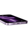 iPhone 14 Pro Uyumlu Sert PC Renkli Çerçeveli NVTH Riksos Kılıf-Derin Mor