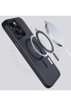 iPhone 14 Pro Uyumlu Wireless Şarj Özellikli NVTH Hibrit Magsafe Kılıf-Renksiz