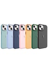 iPhone 14 Uyumlu Buzlu Sert PC NVTH May Kılıf-Mavi