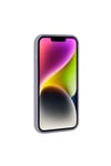 iPhone 14 Uyumlu Parlak Taşlı Tasarım Pırlanta NVTH Kılıf-Beyaz