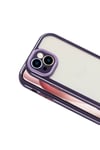 iPhone 15 Kılıf Kamera Korumalı Renkli Kenar ve Çerçeve Tasarımlı NVTH Vitamin Kapak-Yeşil