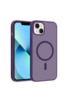 iPhone 15 Kılıf M-safe Şarj Özellikli NVTH Babet Kapak - Pembe