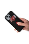 iPhone 15 NVTH Dora Kartlıklı Silikon Kılıf-Siyah
