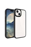 iPhone 15 Plus Uyumlu NVTH Krom Kılıf-Siyah