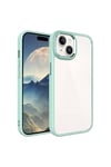 iPhone 15 Plus Uyumlu NVTH Krom Kılıf-Yeşil