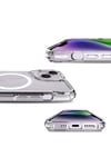 iPhone 15 Plus Uyumlu NVTH Magsafe Şarj Özellikli T-Max Magsafe Kılıf-Renksiz