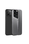 iPhone 15 Pro Kılıf Ultra İnce Kamera Korumalı Sert Rubber NVTH Procase Kapak-Titanyum-Gri