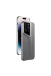 iPhone 15 Pro Kılıf Ultra İnce Kamera Korumalı Sert Rubber NVTH Procase Kapak-Titanyum-Gri