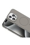 iPhone 15 Pro Max Kılıf Magsafe Şarj Özellikli NVTH Ruby Silikon Kapak - Lacivert