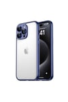 iPhone 15 Pro Max Uyumlu NVTH Kamera Korumalı Bontez Bumper-Gümüş