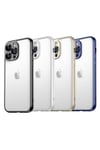 iPhone 15 Pro Max Uyumlu NVTH Kamera Korumalı Bontez Bumper-Lacivert