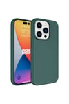 iPhone 15 Pro Max Uyumlu NVTH LSR Lansman Kılıf-Koyu Yeşil
