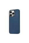 iPhone 15 Pro Max Uyumlu NVTH Mikro Fiber Mimoza Kılıf-Mavi