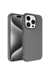 iPhone 15 Pro Uyumlu NVTH LSR Lansman Kılıf-Koyu Gri