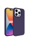 iPhone 15 Pro Uyumlu NVTH LSR Lansman Kılıf-Derin Mor