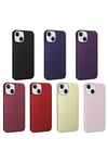 iPhone 15 Uyumlu NVTH Premier Silikon Kılıf-Mürdüm
