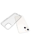 iPhone 15 Uyumlu NVTH Süper Silikon Kılıf-Renksiz
