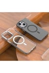 iPhone 15 Uyumlu NVTH Wireless Şarj Özellikli Şeffaf Efsane Kılıf-Renksiz