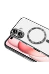 iPhone 16 Kılıf Kamera Korumalı Magsafe Wireless Şarj Özellikli NVTH Demre Kapak - Titanyum