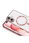 iPhone 16 Kılıf Kamera Korumalı Magsafe Wireless Şarj Özellikli NVTH Demre Kapak - Lila