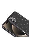 iPhone 16 Kılıf Kamera Korumalı Simli Lüks NVTH Koton Kapak - Açık Pembe
