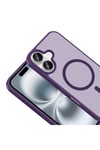 iPhone 16 Kılıf M-safe Şarj Özellikli NVTH Babet Kapak - Turuncu