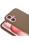 iPhone 16 Kılıf Magsafe Şarj Özellikli Sıvı Teknolojili Silinebilir Sert NVTH Kivi Kapak-Natürel Tit